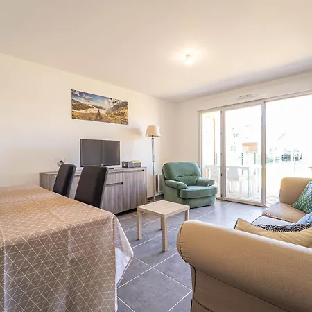 Apartamento T3 Neuf A Mimizan, 4 Pers, Proche Centre, Jardinet, Parking Inclus