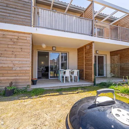 Apartment T3 Neuf A Mimizan, 4 Pers, Proche Centre, Jardinet, Parking Inclus - Fr-1-50-173